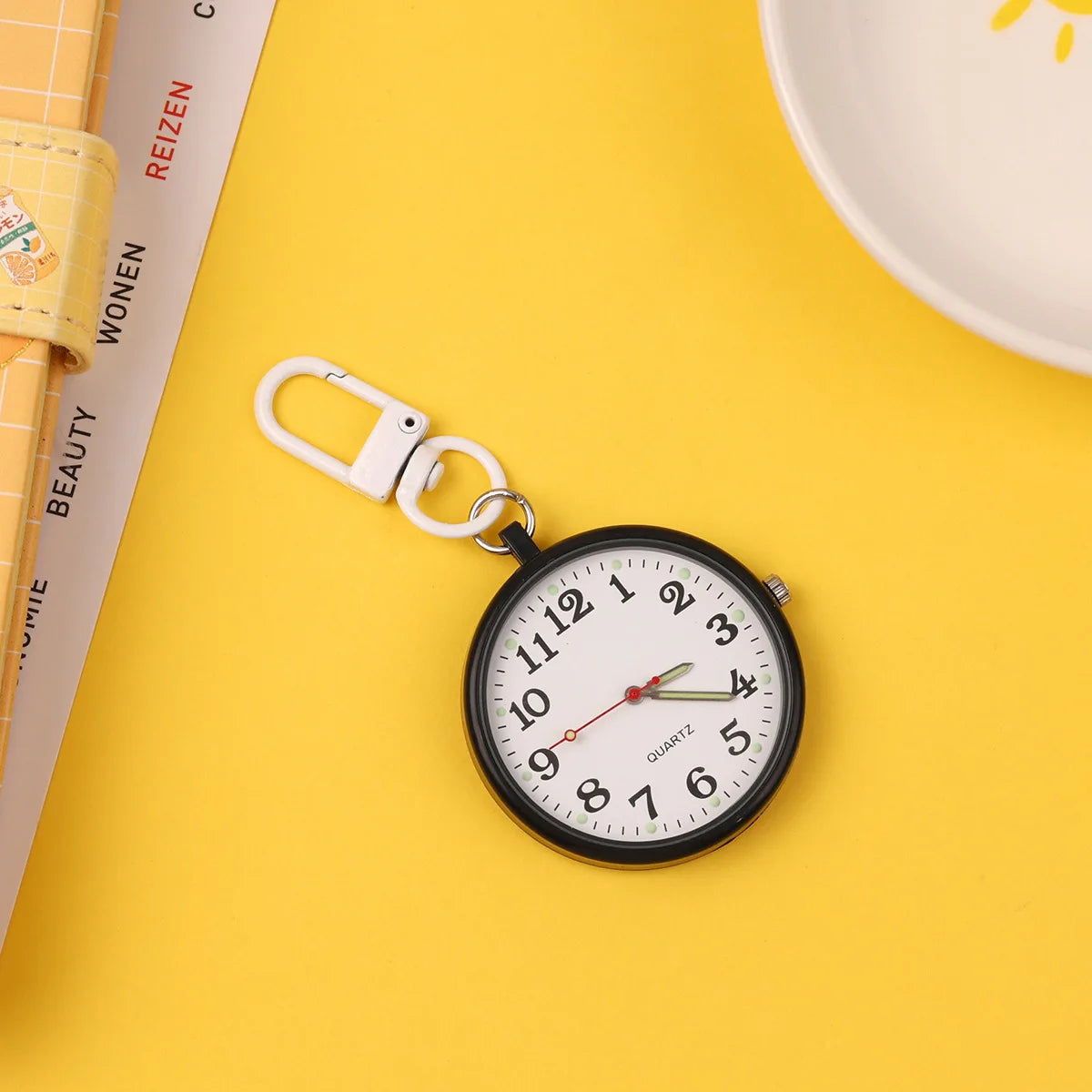 New Student Exam Pocket Watch Personalized Junior High School Silent Mini Hanging Watch Portable Quartz Watch for College Entran