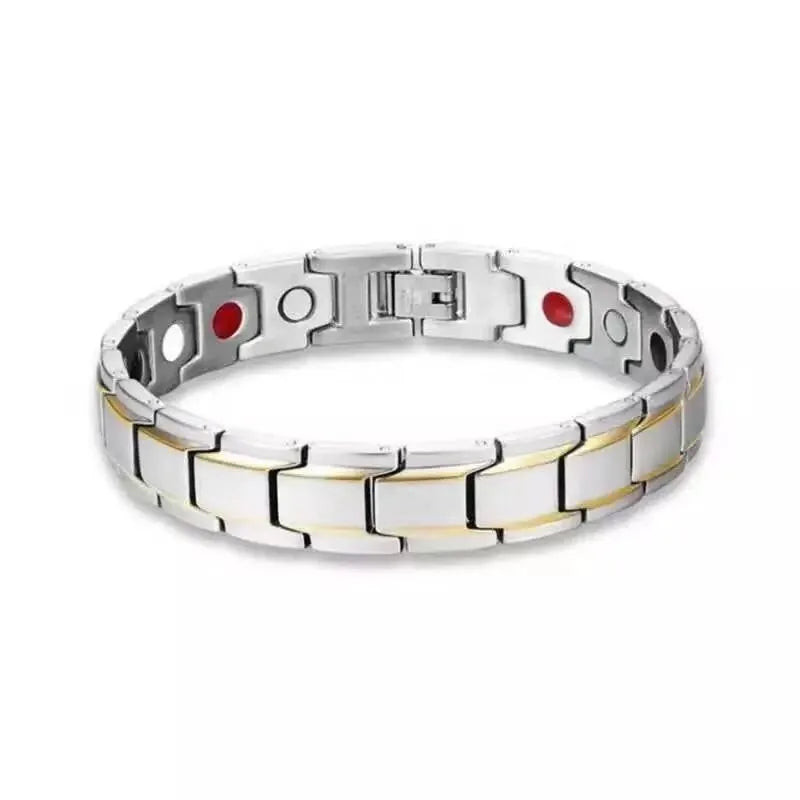 Trendy Stylish Men Strength Therapy Bracelet Adjustable Health Sleep Better Energy Bio Magnetic Bracelets Bangles for Male Gift