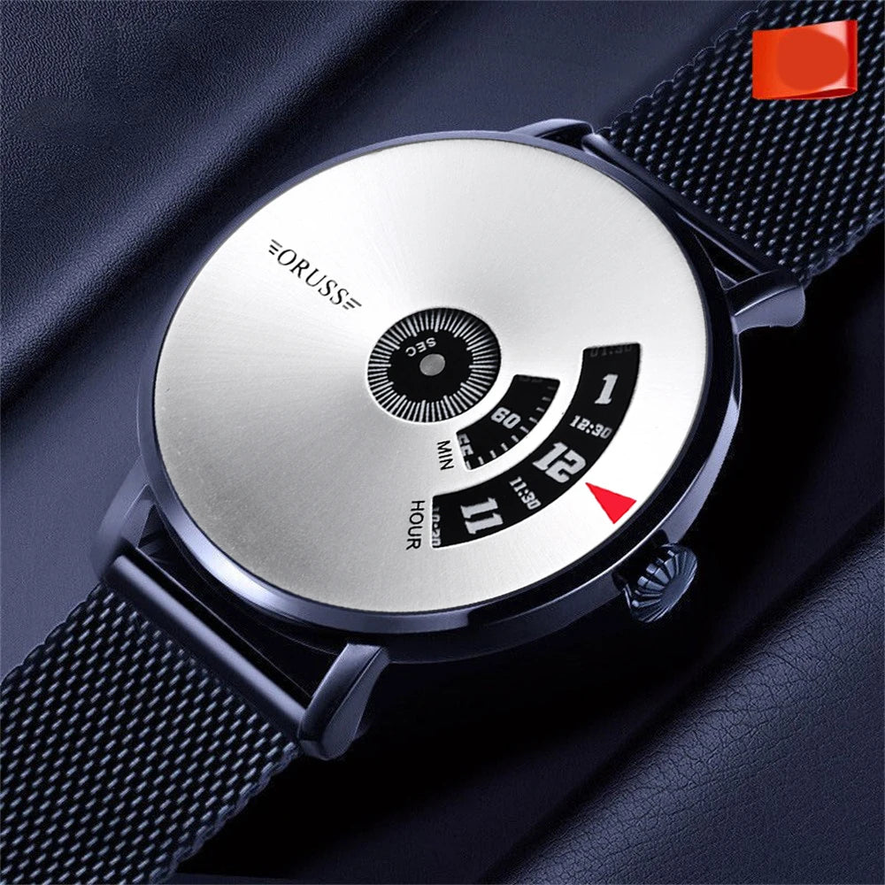 Black science and technology personality Academy men's watches high-grade all fashion casual handsome men's fashion watch