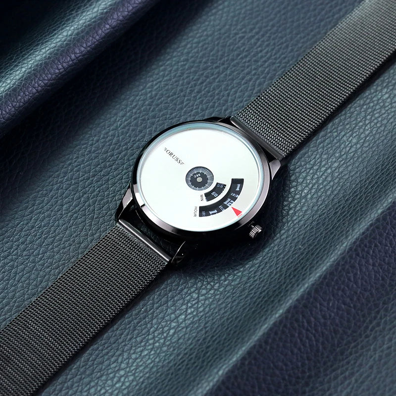 Black science and technology personality Academy men's watches high-grade all fashion casual handsome men's fashion watch