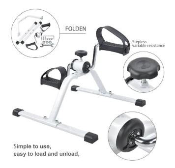 Pedal Bike Simple Portable Home Mini Exercise Cycle Home Workout for Arms & Legsct