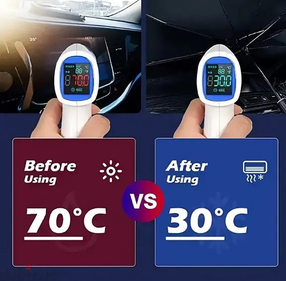 Car Sun Shade Umbrella Foldable Windshield Sun Protector UV Block Cover